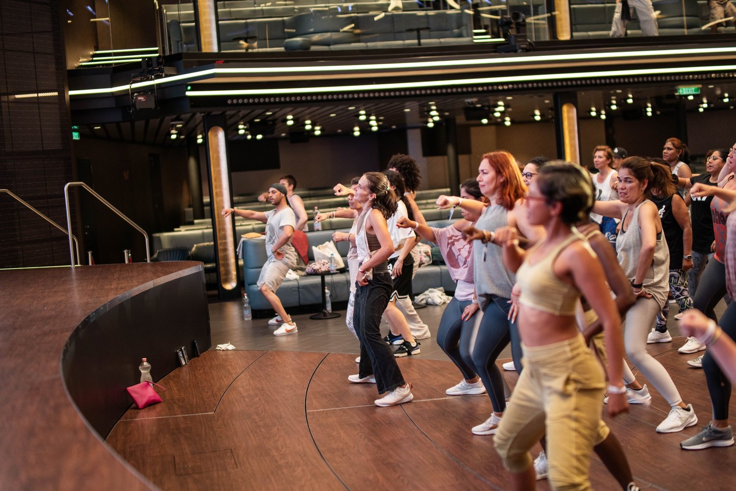 SALSATION class on the cruise